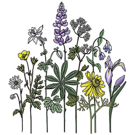 Sticker Art A Wildflowers Sticker 470157